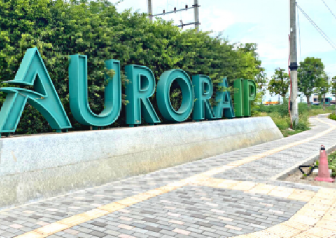 Gạch lát hè tự chèn Secoin tại dự án  Aurora IP, tỉnh Nam Định